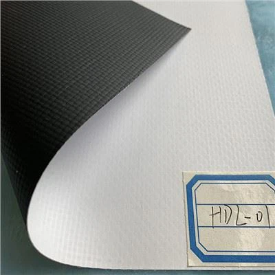 PVC hete laminering wit zwart